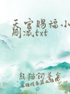 天官赐福小说无删减txt