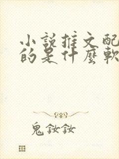 小说推文配音用的是什么软件