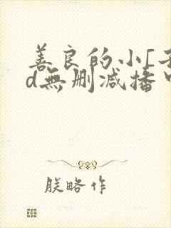 善良的小[子hd无删减播中文