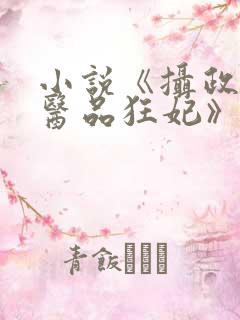 小说《摄政王的医品狂妃》