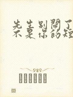 先生别闹了新娘不是你的短剧免费观看大结局