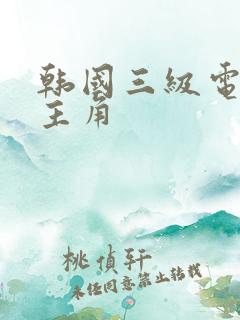 韩国三级电影女主角