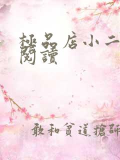 极品店小二全文阅读