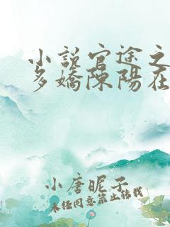 小说官途之红颜多娇陈阳在线阅读
