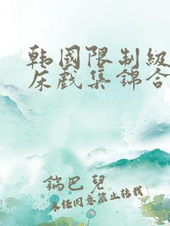 韩国限制级影片床戏集锦合集