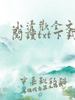 小清欢全文免费阅读txt下载