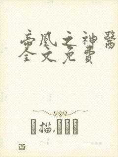 帝凰之神医弃妃全文免费