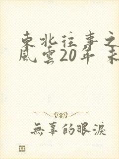 东北往事之黑道风云20年 未删减