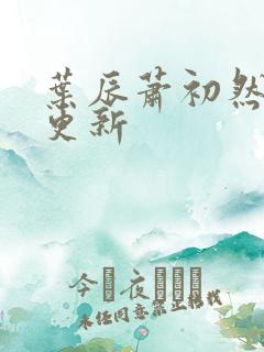 叶辰萧初然刚刚更新