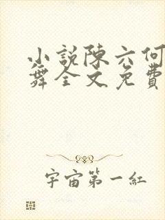 小说陈六何沈轻舞全文免费阅读