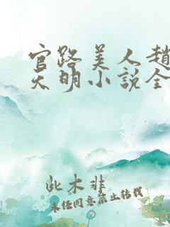 官路美人赵慧秦天明小说全文阅读