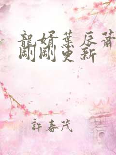 龙婿叶辰萧初然刚刚更新