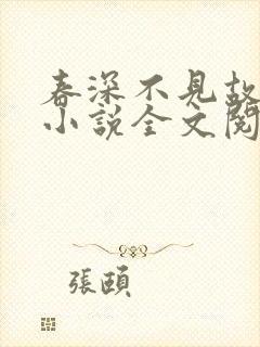 春深不见故人来小说全文阅读
