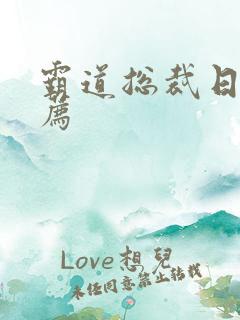霸道总裁日剧推荐