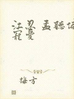 江忍 孟听偏偏宠爱