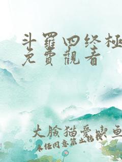 斗罗四终极斗罗免费观看