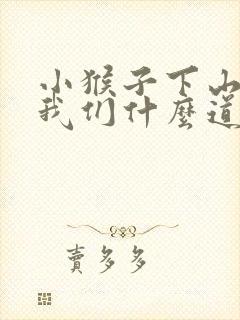 小猴子下山告诉我们什么道理