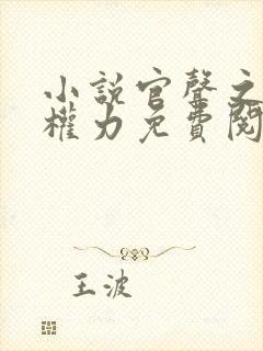 小说官声之巅峰权力免费阅读