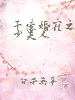 千亿婚宠之豪门少夫人