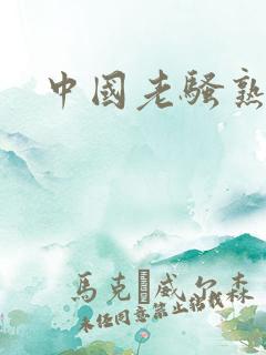 中国老骚熟女