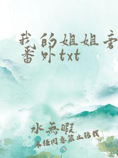 我的姐姐旁观者番外txt