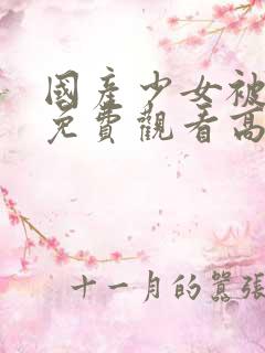 国产少女被爆插免费观看高清电视剧