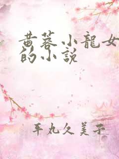 黄蓉小龙女题材的小说