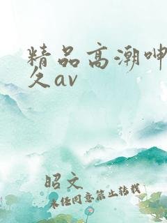 精品高潮呻吟久久av