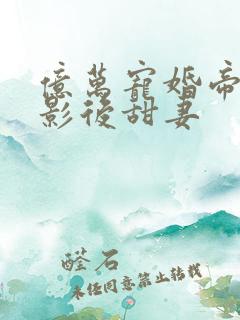亿万宠婚帝少的影后甜妻