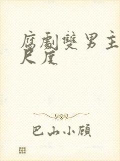 腐剧双男主剧大尺度