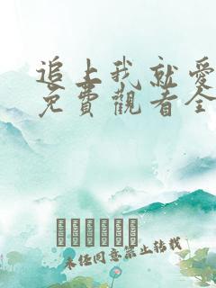追上我就爱上你免费观看全集电视剧