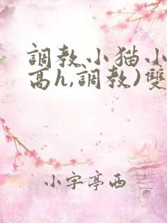 调教小猫小说(高h,调教)双性