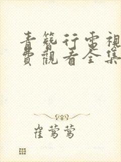青簪行电视剧免费观看全集高清