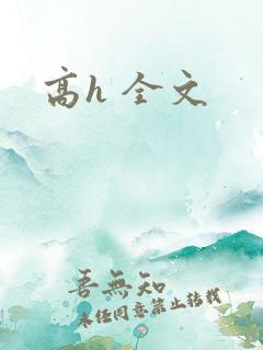 高h 全文