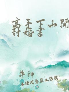 高手下山开局九封婚书
