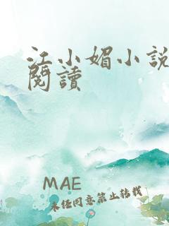 江小媚小说免费阅读