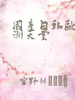 国产日韩欧美亚洲天堂