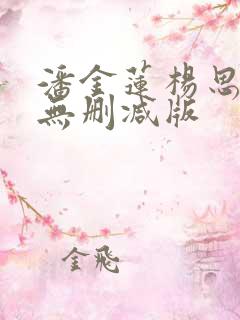 潘金莲杨思敏版无删减版