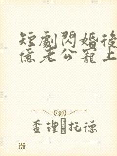 短剧闪婚后被千亿老公宠上天在线观看