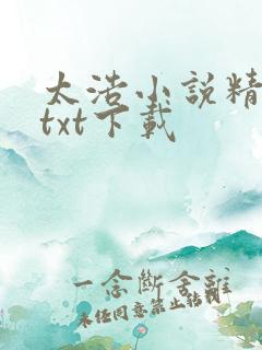 太浩小说精校版txt下载