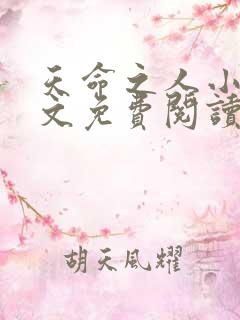 天命之人小说全文免费阅读