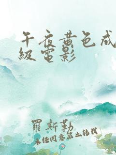 午夜黄色成人一级电影