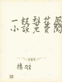 一枝梨花压海棠小说免费阅读