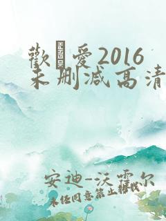 欢·爱2016未删减高清在线