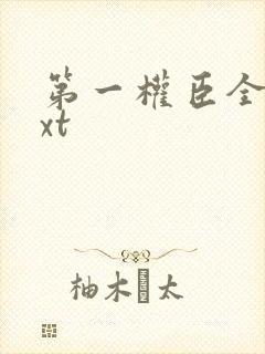 第一权臣全集txt