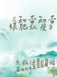 《知否知否应是绿肥红瘦》高清在线
