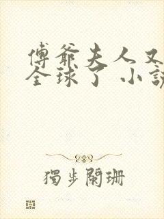傅爷夫人又惊艳全球了 小说