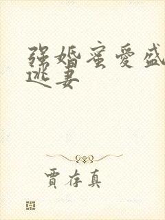 强婚蜜爱盛宠小逃妻