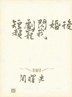 短剧闪婚后大叔超宠我