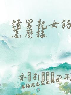 猪男龙女的婚姻怎么样